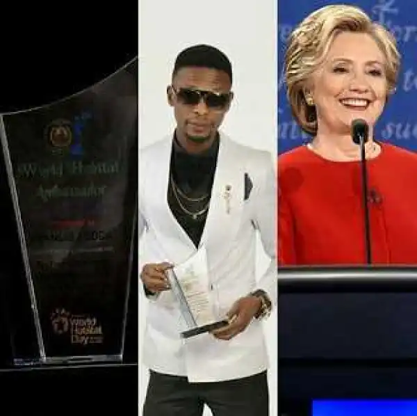 Comedian I Go Dye Dedicates His New United Nations Award To Hilary Clinton [Photos]